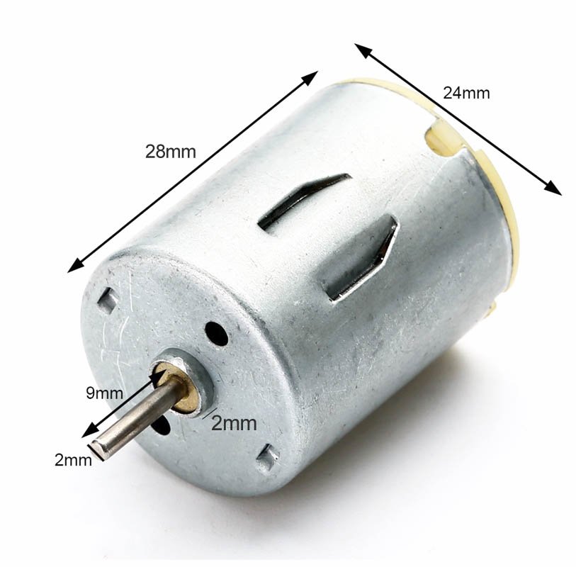 280 3-12Vdc 6V 7900Rpm 0,33A Micro Dc Motor Nagy Nyomaték Erős Mágneses