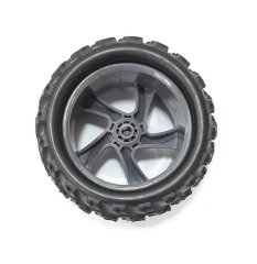 Tire and Rim for Monster Truck 1/18 Rc Araba Jant Lastik (2 Adet)