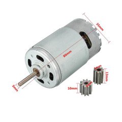 RS550 DC Elektrik Motoru 12V 30000RPM