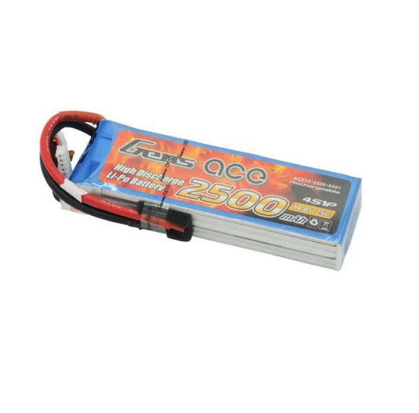 Gens Ace 14.8v 2500mah 25C 4S LiPo
