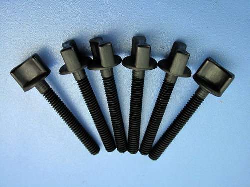 Plastik Kanat Vidası (M6×L40mm) (2 adet Siyah