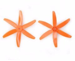 6 Palli 5x4 Pervane (1 adet CW & 1 adet CCW) 5040 Turuncu