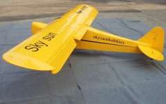 Skysun Piper J3 100cc Benzinli Model Uçak (K:400cm) Sarı