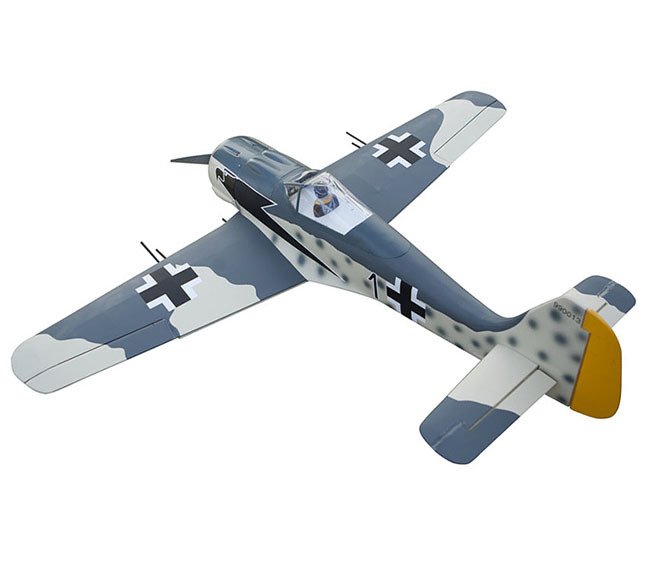 Skyshark RC Focke-Wulf FW190D9 1/7スケール Focke-Wulf FW 190 (Mat Renk) 30cc -38cc Model Uçak - SEAGULL