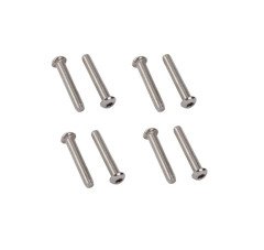 M2.5x14 mm (8 Adet A2 Round Head Cıvata)