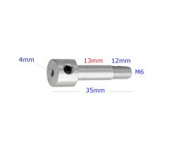 Uzun Pervane Adaptörü İç:4mm N68B-4 L35xM5 Ducted Fan Şaft EDF Pervane Şaftı