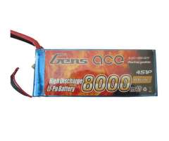 Gens Ace 14.8v 8000mah 25C 4S LiPo (Soket Yok)
