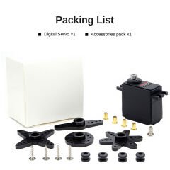 Feetech 5245MG HV 10.5 Kg Metal Dişli Dijital Mini Servo Motor (HS-5245 Match)