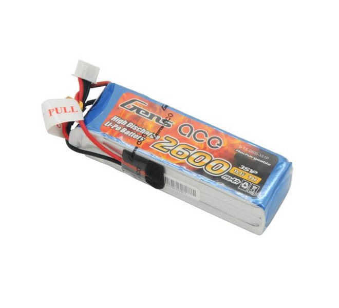 Gens Ace 11.1v 2600mah 3S TX LiPo
