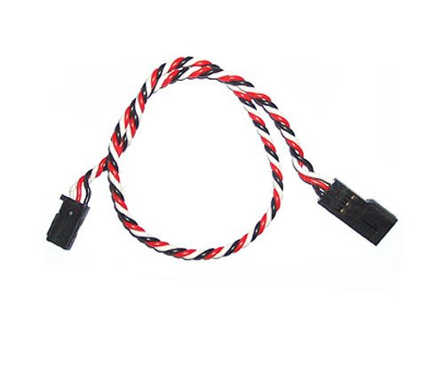 Hitec Burgulu HD Uzatma Kablosu 60cm 22AWG (Universal)