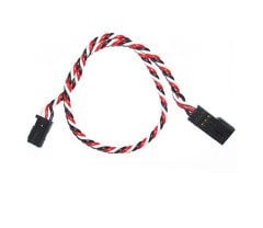 Hitec Burgulu HD Uzatma Kablosu 60cm 22AWG (Universal)