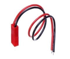 Kalın Kablolu Dişi JST Konnektör 18AWG 10cm (Kalın Kablo)
