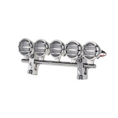 G.T.POWER LED Roof Light Bar Set 5 Spotlight 1/10 (Tepe Işık Seti) Kromaj