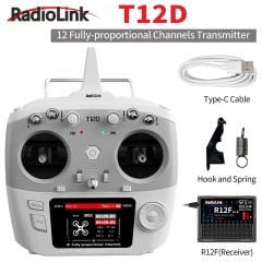 Radiolink T12D 12-Kanal Dijital Kumanda Seti (R12F 12-Kanal Alıcı Dahil)