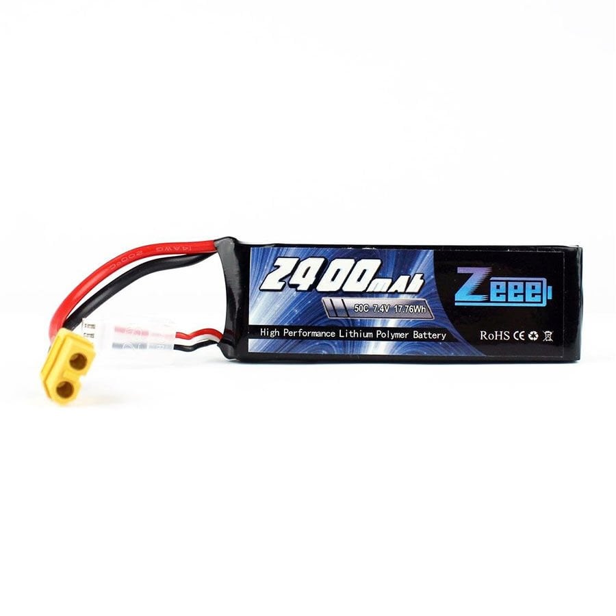 Zeee Power 7.4V 2400 mAh 50C Li-Polymer Pil (XT60 Konnektör)