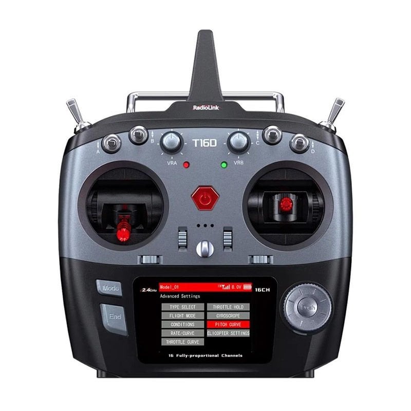 Radiolink T16D 16-Kanal Dijital Kumanda Seti (R16F 16-Kanal Alıcı Dahil)