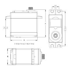 Fitec FS5103B 3.2Kg Standart RC Servo Motor
