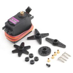 360 Derece MG996R Metal Dişli Dijital 15Kg Torklu Servo Motor (Sonsuz Dönüş)