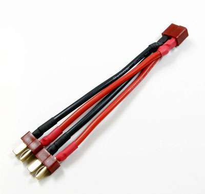 T-Plug Paralel Bağlantı Kablosu 14AWG (Deans  Konnektör)