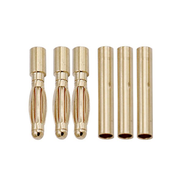 2mm Gold Konnektör (3 set)