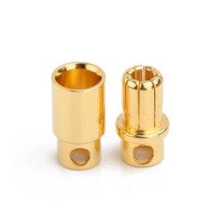 6mm Gold Konnektör 160A (Dişi-Erkek 3 lü Set)