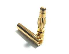 3.0mm Gold Konnektör (3 set)