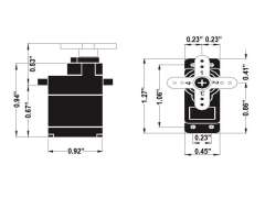 Hitec HS-65HB Güçlü Mikro Servo (Karbonite Dişli)
