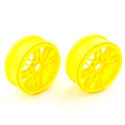 Multi-Spoke Wheel 1/8 RC Jant Hex 17mm (2 Adet Sarı)