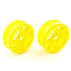 Multi-Spoke Wheel 1/8 RC Jant Hex 17mm (2 Adet Sarı)
