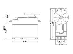 Hitec HS-805MG  Mega Scale Servo