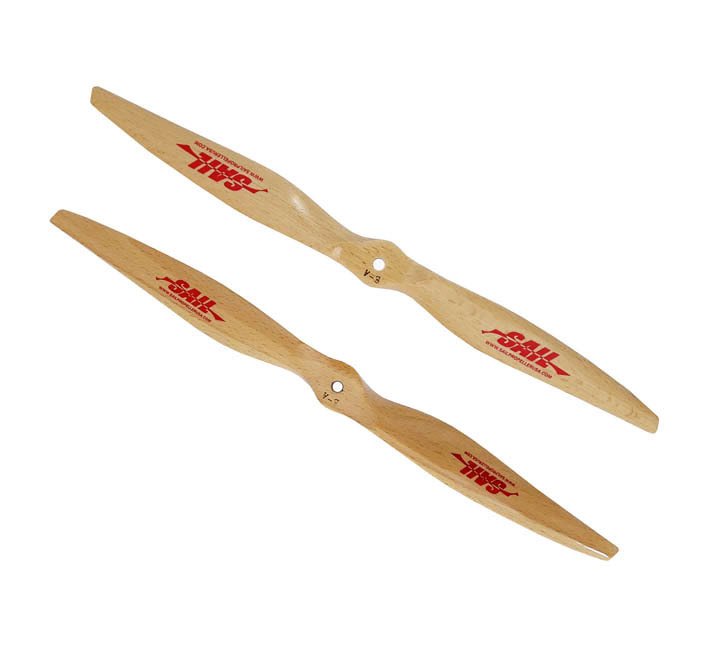 13X4 Ahşap Drone Pervane CW&CCW
