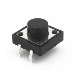 12x12x10mm Tactile Switch 4 Pin (1 Adet Tach Buton)