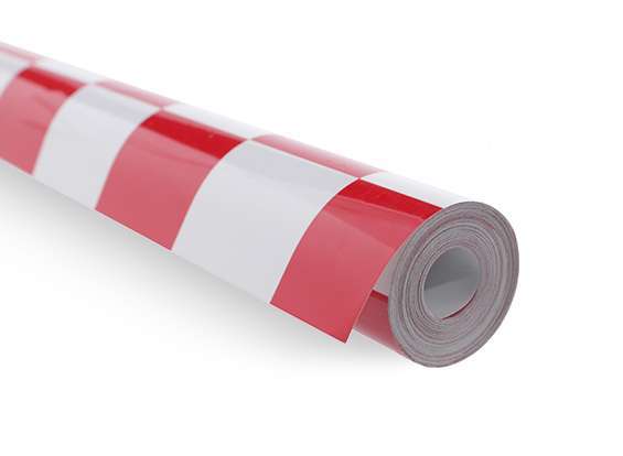 Kaplama Filmi Damalı Kırmızı-Beyaz 1 metre (G:64cm)