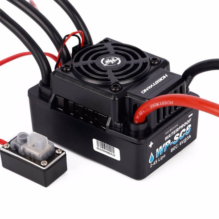 Ezrun WP-SC8 120A Fırçasız ESC (Water Proof) - Hobbywing