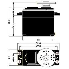 MG996R Metal Dişli Dijital 15Kg Torklu Servo Motor