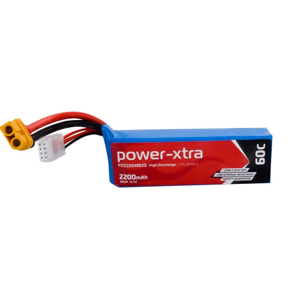 Power-Xtra PX2200HP 11.1V 2200mAh 60C 3S1P Li-Polymer Pil