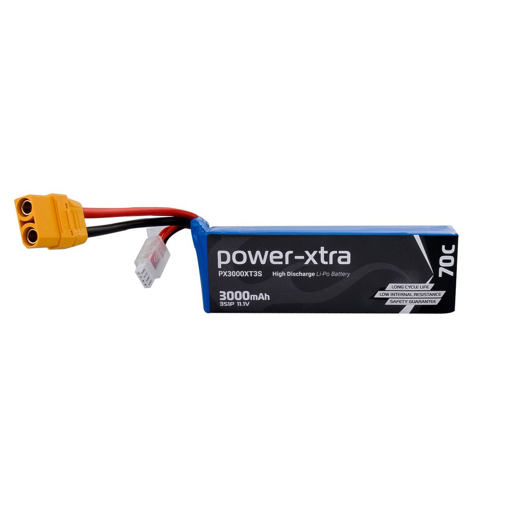 Power-Xtra 11.1V 3000mAh 70C 3S1P Li-Polymer Pil