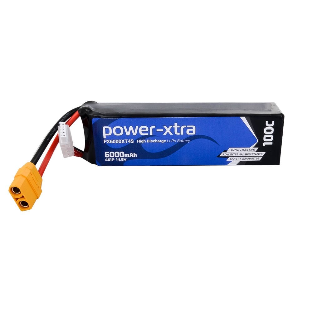 Power-Xtra 14.8V 6000mAh 100C 4S1P Li-Polymer Pil