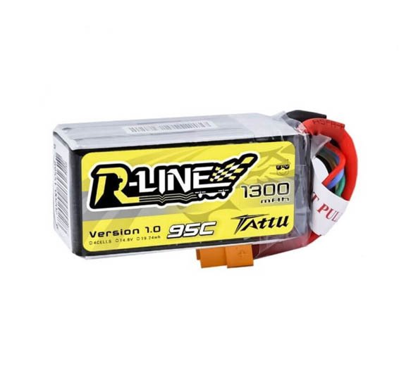 Tattu R-Line 14.8v 1300mah 95C 4S LiPo