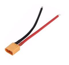 XT-60 Kablolu Erkek Konnektör (12AWG 10 cm) XT60