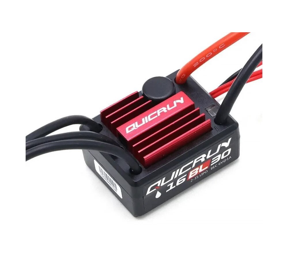 QuicRun 16BL30 30A Fırçasız ESC WP (1/18-1/16 Ölçek Araba ESC)